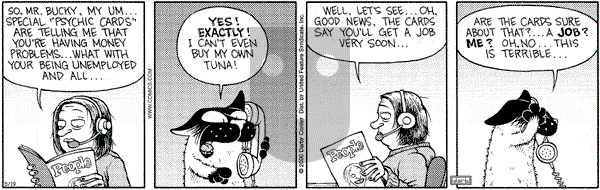 Get Fuzzy on Friday May 19, 2000 Comic Strip