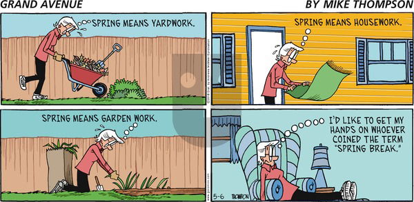 Grand Avenue on Sunday May 6, 2018 Comic Strip