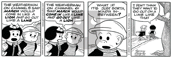 Nancy on Monday February 28, 2005 Comic Strip