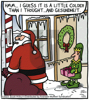 The Argyle Sweater - Tuesday December 5, 2023 Comic Strip