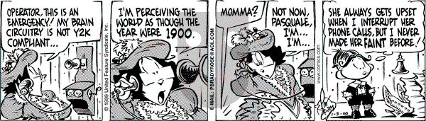 Rose is Rose on Wednesday January 5, 2000 Comic Strip