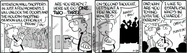 Drabble on Friday November 29, 1996 Comic Strip