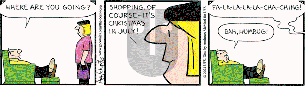 The Born Loser on Thursday July 25, 2024 Comic Strip