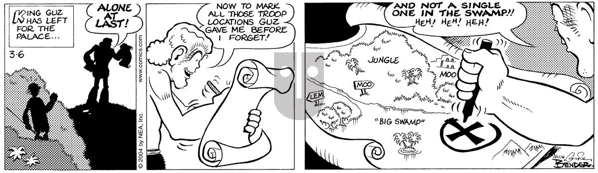 Alley Oop - Saturday March 6, 2004 Comic Strip