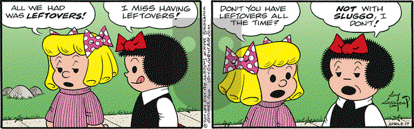 Nancy on Saturday April 8, 2017 Comic Strip