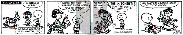 Peanuts on Thursday March 13, 1952 Comic Strip