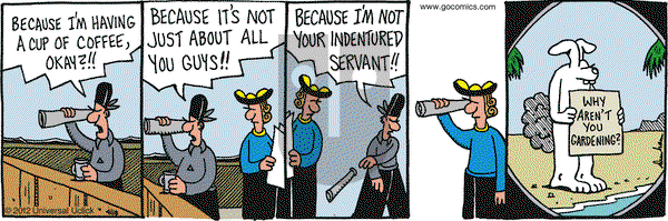 Overboard on Wednesday April 18, 2012 Comic Strip