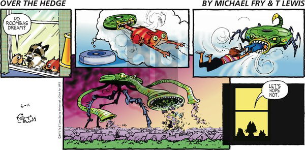 Over the Hedge on Sunday June 11, 2017 Comic Strip