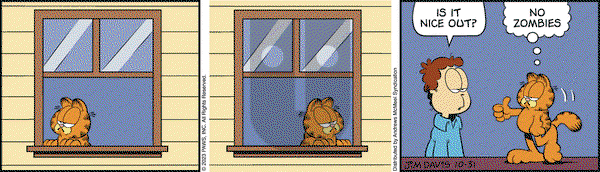 Garfield - Tuesday October 31, 2023 Comic Strip