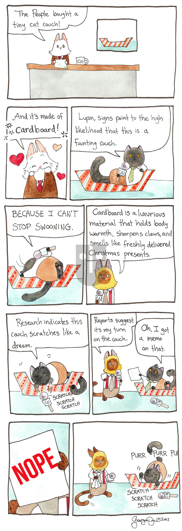 Breaking Cat News on Monday January 2, 2017 Comic Strip