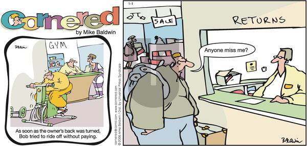 Cornered on Sunday January 1, 2006 Comic Strip