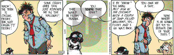 Get Fuzzy on Friday March 24, 2006 Comic Strip