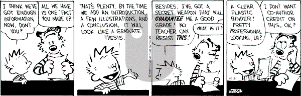 Calvin and Hobbes - Tuesday October 31, 1989 Comic Strip