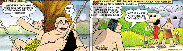 Alley Oop on Thursday October 21, 2010 Comic Strip