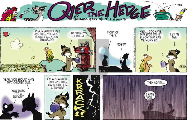 Over the Hedge - Sunday November 13, 2022 Comic Strip