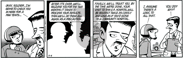 Doonesbury on Thursday May 4, 1995 Comic Strip