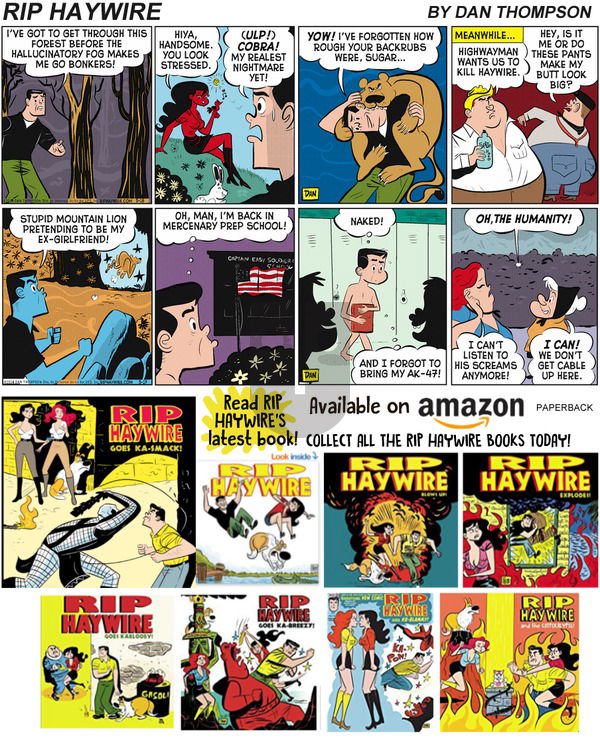 Rip Haywire on Sunday April 28, 2019 Comic Strip