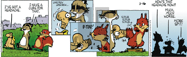 Over the Hedge on Monday March 16, 2015 Comic Strip