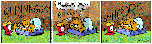 Garfield on Monday July 25, 1988 Comic Strip