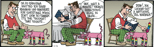 Monty on Saturday January 2, 2016 Comic Strip