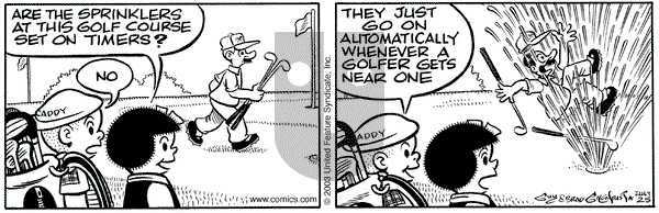 Nancy on Friday July 25, 2003 Comic Strip