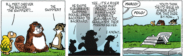 Over the Hedge on Monday July 31, 2017 Comic Strip