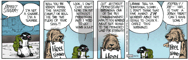 Get Fuzzy on Saturday October 11, 2003 Comic Strip