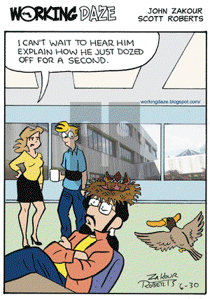 Working Daze on Tuesday June 30, 2009 Comic Strip
