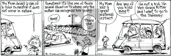 Cul de Sac on Wednesday October 10, 2012 Comic Strip