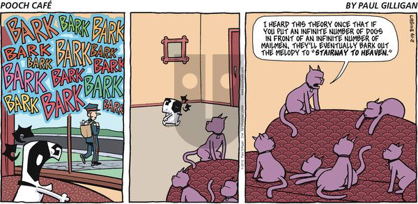 Pooch Cafe on Sunday February 19, 2012 Comic Strip
