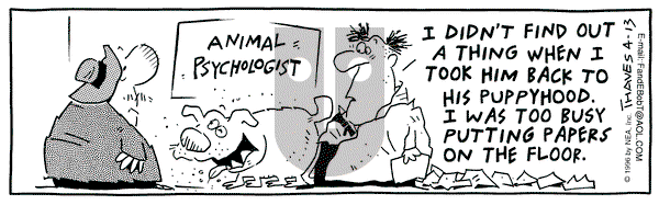Frank and Ernest on Saturday April 13, 1996 Comic Strip