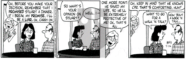 Luann on Saturday May 26, 2001 Comic Strip