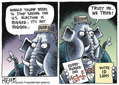 Rob Rogers on Thursday October 20, 2016 Comic Strip