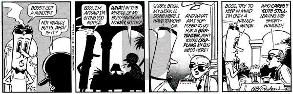 Doonesbury on Thursday October 3, 1991 Comic Strip