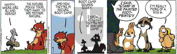 Over the Hedge on Saturday September 1, 2012 Comic Strip