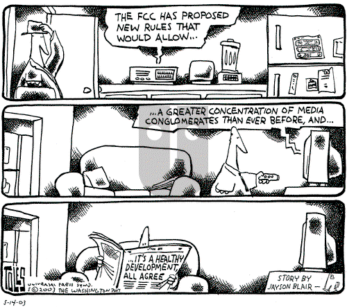 Tom Toles on Thursday July 17, 2003 Comic Strip