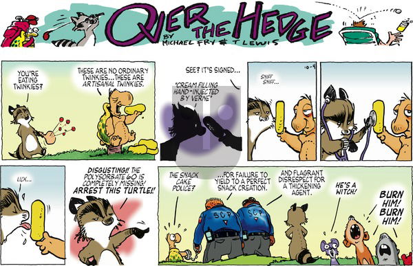 Over the Hedge on Sunday October 4, 2015 Comic Strip