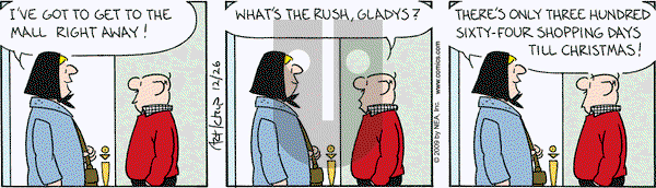 The Born Loser on Saturday December 26, 2009 Comic Strip