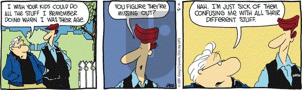 The Buckets on Monday April 25, 2011 Comic Strip