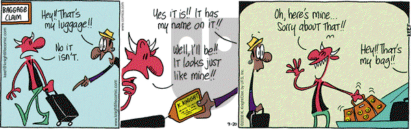 The Knight Life on Saturday September 20, 2008 Comic Strip