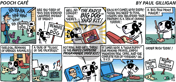 Pooch Cafe on Sunday June 27, 2004 Comic Strip