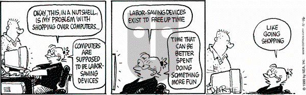 Betty on Tuesday November 16, 1999 Comic Strip