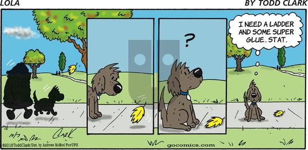 Lola on Sunday October 7, 2018 Comic Strip