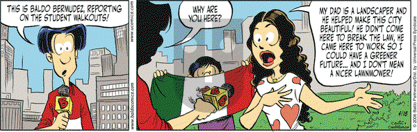 Baldo on Tuesday April 18, 2006 Comic Strip