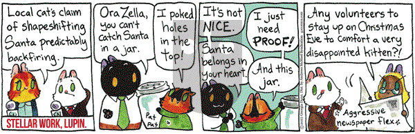 Breaking Cat News - Saturday December 9, 2023 Comic Strip