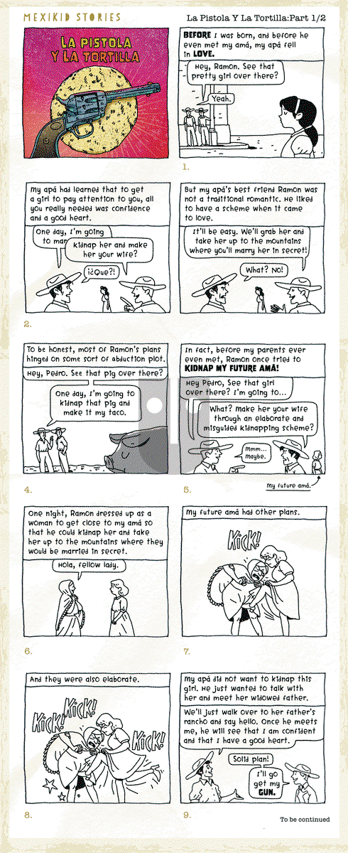 Mexikid Stories on Thursday August 24, 2023 Comic Strip