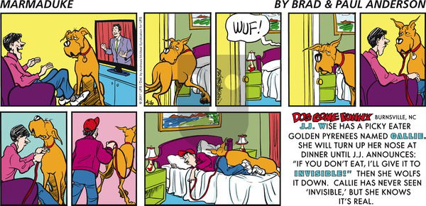 Marmaduke on Sunday April 16, 2017 Comic Strip