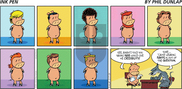 Ink Pen - Sunday February 17, 2008 Comic Strip