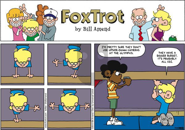 FoxTrot on Sunday July 29, 2012 Comic Strip