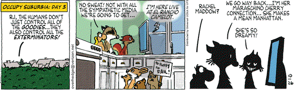 Over the Hedge on Wednesday October 26, 2011 Comic Strip